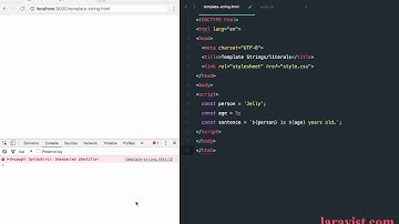 9 - ES6 字符串模板(Template Strings/Literals)