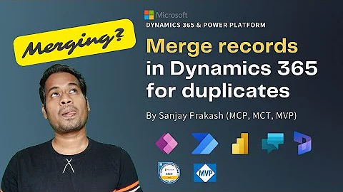 Merge Duplicate Records in Dynamics 365 Customer Engagement without creating new record