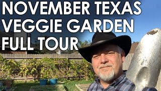 November Texas Veggie Garden Tour || Black Gumbo