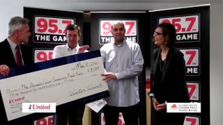 2015-2016 Hoops For Hunger Donation to Alameda County Community Food Bank