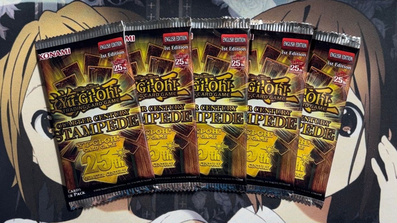 Opening Five Yugioh Rarity Collection Quarter Century Stampede