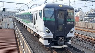 JR東日本E257系Om-51編成集約臨送り込み回送赤羽駅通過(2023/6/28)