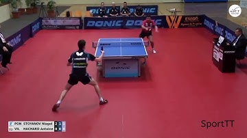 Pro A Niagol Stoyanov vs Antoine Hachard [ French League 2017/2018 ]