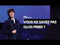 La prière qui fonctionne dans toutes les situations | Joseph Prince | New Creation TV Français