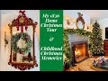 Many DIY Ideas! Christmas Home Decor tour 2020. Our 1836 Colonial home