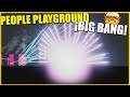 Apunto Lasers a 99k ºC y creo un BIG BANG - PEOPLE PLAYGROUND | Gameplay Español