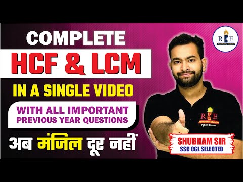 COMPLETE LCM AND HCF FOR SSC CGL | CPO | CHSL | CDS in a single video