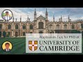 Application Tips for PhD at Cambridge University in Sinhala | 2021