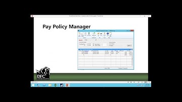 Pay Policy Manager Overview for Advanced HR in Microsoft Dynamics GP