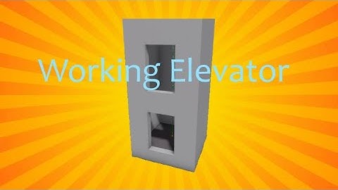 Roblox Working Elevator Tutorial 2021