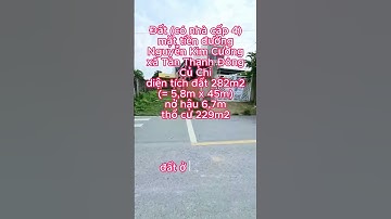 Nhà đường Nguyễn Kim Cương, xã Tân Thạnh Đông,  dt đất 282m2, chỉ 4 tỷ 900 (L359) #đất_củ_chi #short