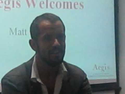 Matt Symonds speaking to Aegis students Part 1.avi