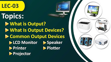 Output Devices | Theory Lecture No.03 | Complete Computer Training In Urdu/Hindi |