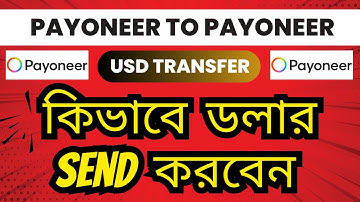 How to Transfer Money from Payoneer to Payoneer |  Payoneer Money Transfer | Send USD Instantly
