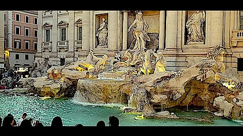 Rome,Italy-4K City,Trevi Fountain,Piazza del Popolo,Museum (L.Davinci) Santa Carola Church,Pantheon.