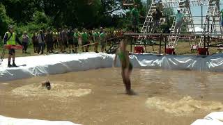 5K Mud Run Obstacle Flying Muckers Zip Line