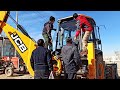 JCB 3CX | How To Install New Glass On A Backhoe Loader | Tutorial