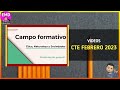 Presentación campo formativo Ética, Naturaleza y Sociedad. CTE FEBRERO 2023