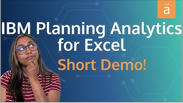 Short demo of IBM Planning Analytics for Excel