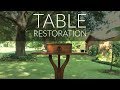 Antique smoking table restoration in 2 minutes