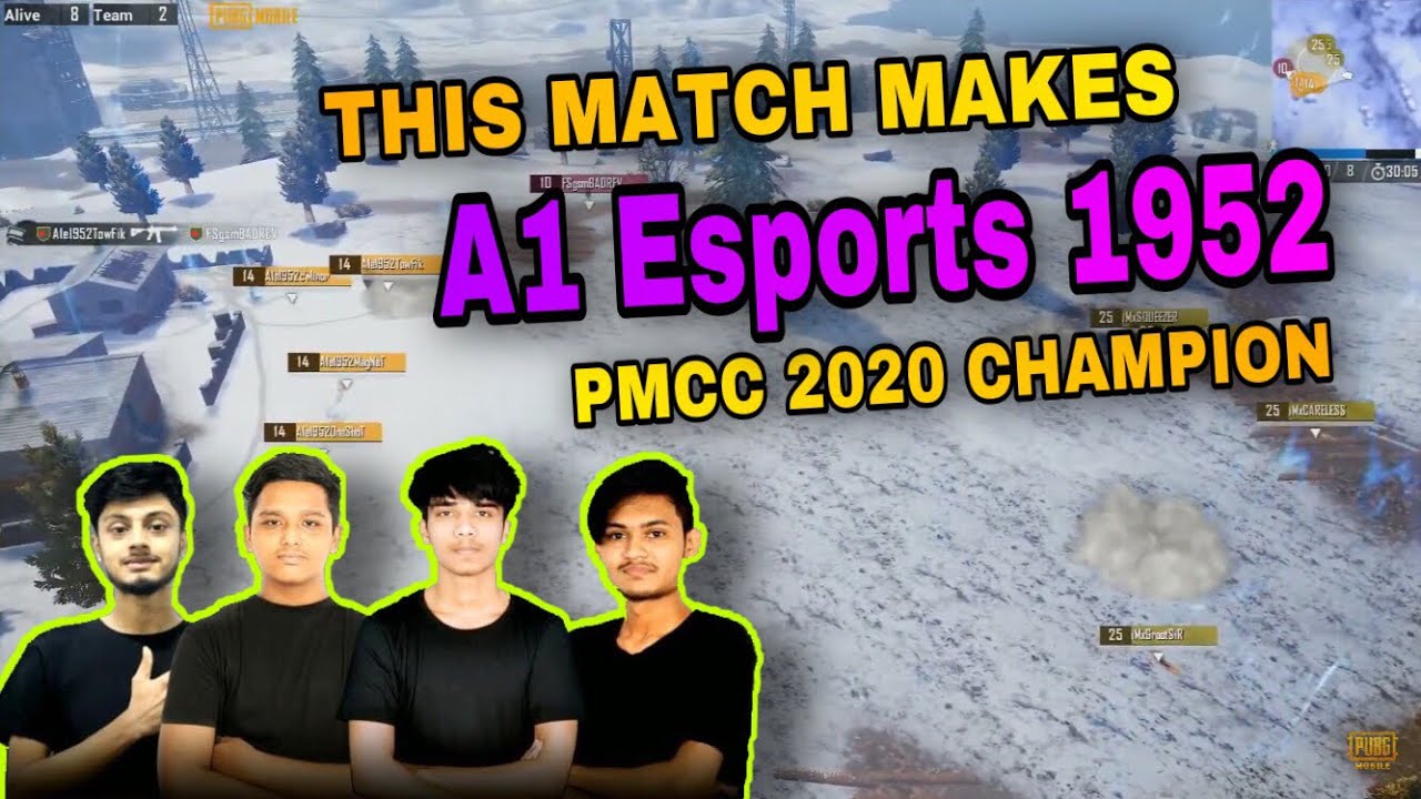 A1 Esports 1952 Becomes PMCC 2020 Champion