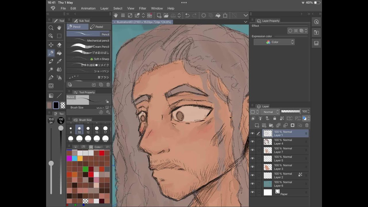 Drawing my oc ^^ - YouTube