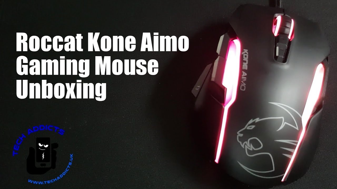 Roccat Kone Aimo Gaming Mouse Unboxing Youtube