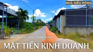 NHÀ MẶT TIỀN KINH DOANH - GẦN UBND HƯNG LONG - BÌNH CHÁNH | Mỹ Nguyễn Official