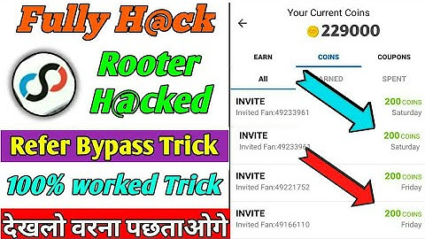 🔥Rooter App Coin H@ck |   Rooter  Unlimited Coin Trick |  Rooter  App Refer Hack | Rooter Mod apk
