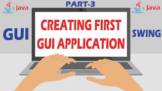 3 - Creating First GUI App - Adding JFrame Form - Window Based Apps Java - Hindi / Urdu screenshot 5