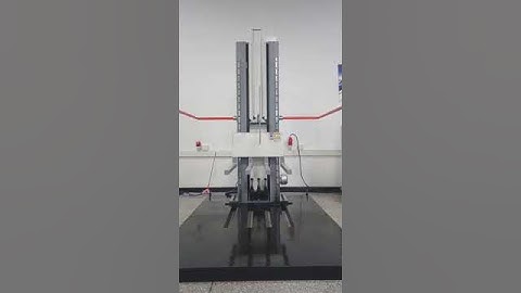 Free fall drop test equipment