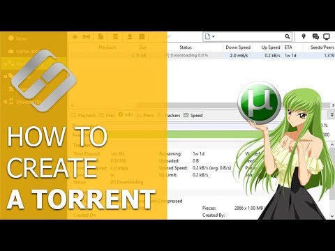 Video: How To Create A Torrent File