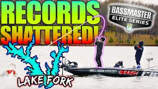 Catching My BIGGEST BASS EVER in a Tournament! (Elite Series Lake Fork  Day 1)