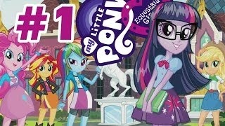 NEW My Little Pony Equestria Girls App Episode 1 Friendship Games with Applejack and Flutt screenshot 1