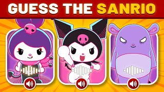 Guess the character by voice line quiz - sanrio quiz | hello kitty, cinnamoroll, kuromi
