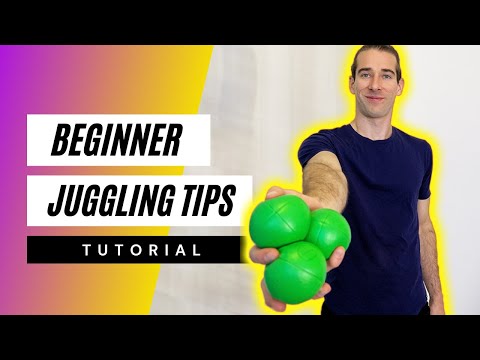 FIVE JUGGLING TIPS FOR BEGINNERS!