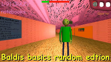 Baldis basics random edtion - Baldi