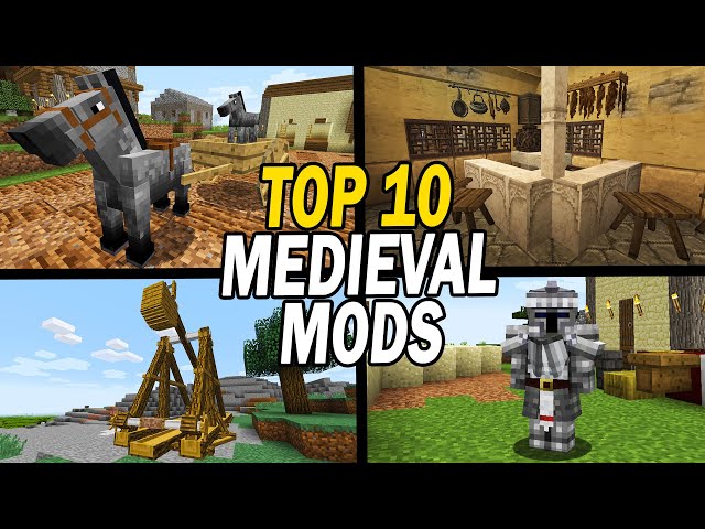 Medieval Decoration Mod (1.17.1, 1.16.5) – Medieval Themed Furniture