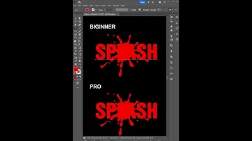 Text Splash Effect in Photoshop 2025 #mithona #adobeillustrator