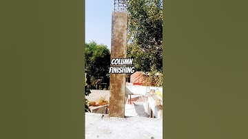 Column finishing|| Casting #construction #civilengineering #casting #column #viralvideo #shorts