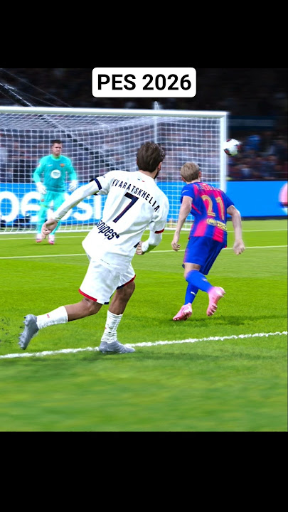 Kvaratskhelia fait sa spéciale face au Barça PES 2026