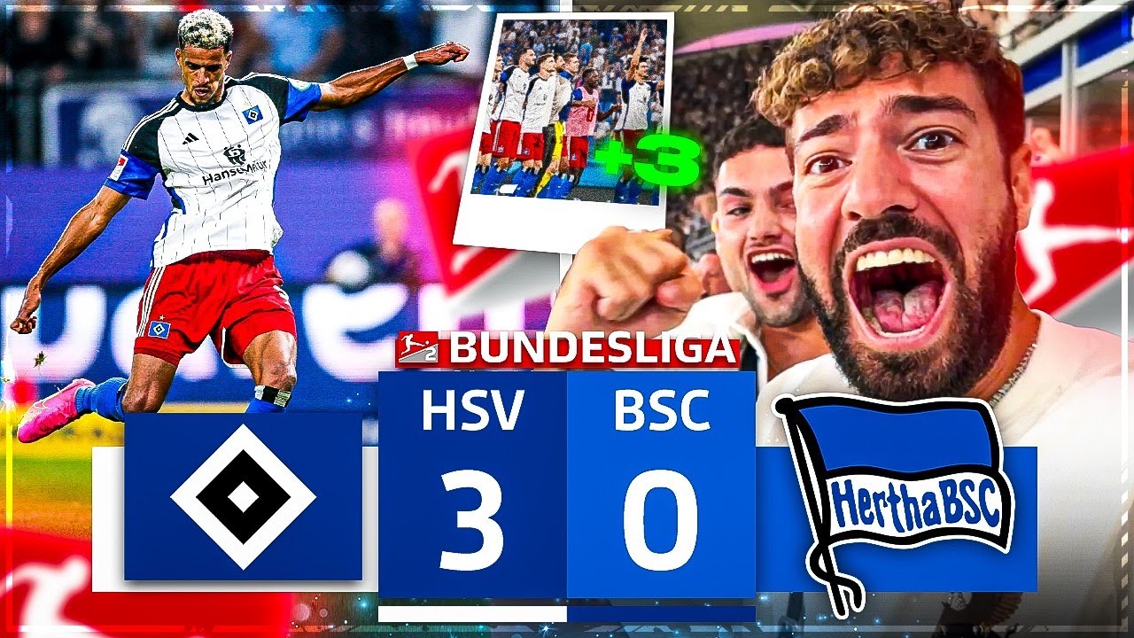 HSV vs Hertha BSC - Stadionvlog 🔥 OMG PURE TOR ESKALATION!! Hertha im Loch 😱 Wakez