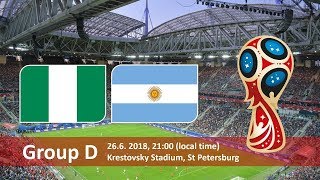 World Cup 2018. Game 40 of 64. Argentina vs Nigeria. Full match