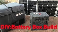 DIY: Build a SUPER EASY BATTERY BOX and SOLAR SETUP for CAMPING / VANS / CARAVANS