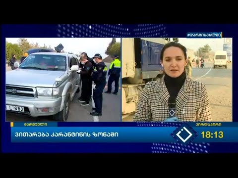 საკარანტინო ზონაში მოქალაქეებს ყოველდიურ რეჟიმში ამოწმებენ