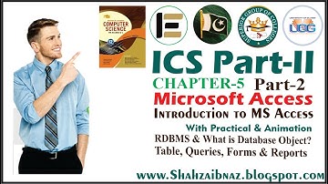 Explain RDBMS and Database Objects in Microsoft Access Urdu/Hindi