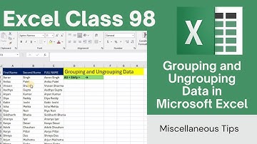 Grouping and Ungrouping Data in Excel: Organize Your Information Efficiently
