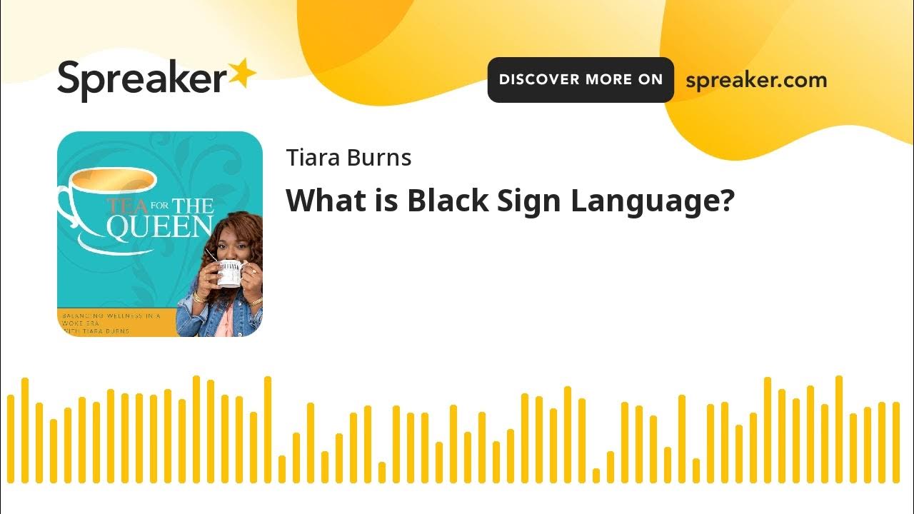 What is Black Sign Language? YouTube