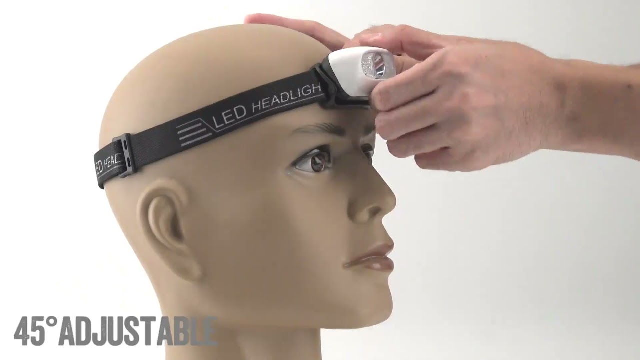 YHX-1269 BORUiT Mini Headtorch Red Light USB Rechargeable LED Headlamp Waterproof Head Lanterns