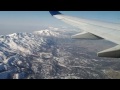 Snow capped mountains outside of SLC from the air images